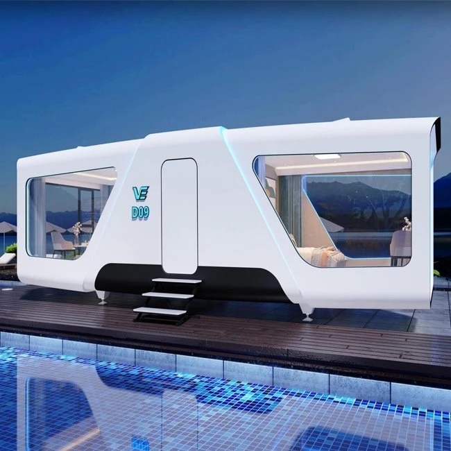 Prefabrik Açık Alan Mobil Kapsül Evler